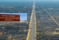 90 Mile Straight: Jalan Lurus Terpanjang di Australia, Fenomena Alam yang Bikin Takjub Para Pelancong