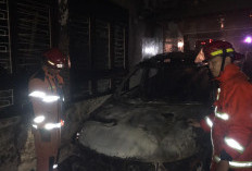 Pajero Sport Milik Pensiunan Kementerian Keuangan Ludes Terbakar