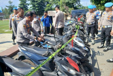 Polda Lampung Ungkap 95 Pelaku C3, Ratusan Kendaraan dan Barang Bukti Dipamerkan ke Publik