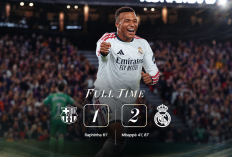 Brace Mbappe Antar Real Madrid Bungkam Barcelona 2-1 di El Clasico
