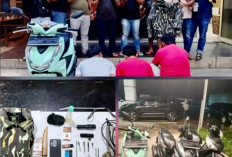 Sindikat Curanmor Lintas Kabupaten Digulung Tekab 308 Polres Lampung Tengah, 5 Motor Bodong Disita