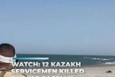 12 Prajurit Tentara Kazakhstan Tewas Tersapu Ombak Saat Latihan Tempur, 2 Hilang Belum ditemukan Hingga Saat I