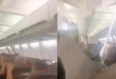 Plafon Kabin Ambrol, Pesawat Boeing 737 Iran Mendarat Darurat