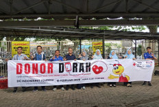 Jelang Ramadhan, Indomaret Cabang Bandar Lampung dan PMI Provinsi Lampung Gelar Donor Darah