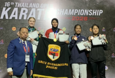Tim Karate Bhayangkara Presisi Raih 3 Emas dan 2 Perunggu di Thailand Open 2026