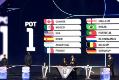 Drawing Piala Dunia 2026: Brasil, Inggris, dan Prancis Masuk Grup Berat