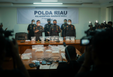 Polda Riau Gagalkan Peredaran 34,96 Kg Sabu, Lima Tersangka Diamankan