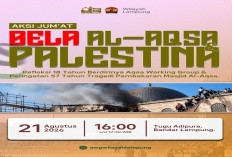 Peringati 57 Tahun Tragedi Al-Aqsa, AWG Gelar Aksi Bela Al-Aqsa dan Palestina di Bandar Lampung