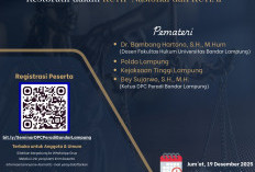 Peradi Bandar Lampung Gelar Sosialisasi  KUHP Nasional dan KUHAP Usung Sinergi Penegakan Hukum Berkeadilan