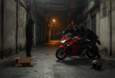 Honda Beat Raib di Halaman Benings Laundry Sukarame, Aksi Pelaku Terekam CCTV