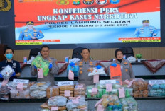 Polda Lampung Bongkar Jaringan Narkoba, 179,5 Kg Sabu dan 24 Tersangka Diamankan
