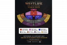Westlife Gelar Konser Anniversary di GBK, Tiket Konser Dijual Mulai Rp850 Ribu 