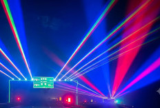 China Pasang Lampu Laser di Jalan Tol, Cara Unik Cegah Pengemudi Tertidur