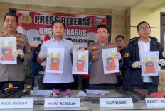 Komplotan Pencuri Kabel PLN Beraksi di Sejumlah Wilayah Lampung, Lima Pelaku Diamankan