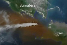 Semburan Abu Gunung Anak Krakatau Capai 15 Km, Mengarah ke Samudra Hindia