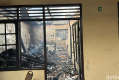 Kebakaran Melanda Gambir Jakpus, Sejumlah Rumah dan Gedung Kosong Terbakar