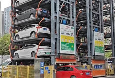 Solusi Lahan Sempit, Shenzhen Terapkan Sistem Parkir Vertikal Otomatis Mirip Bianglala