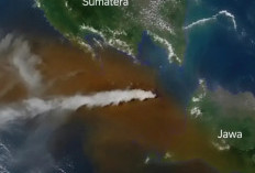 Abu Vulkanik Anak Krakatau Lebih Banyak Terbawa Angin ke Samudra Hindia