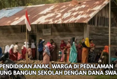Demi Pendidikan Anak, Warga di Pedalaman Lampung Bangun Sekolah dengan Dana Swadaya