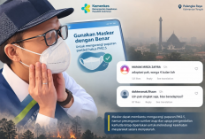 Kemenkes Edukasi Masker di Tengah Kabut Asap, Warganet Singgung Warga yang Bertahan Berbulan-bulan