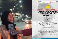 Waspada Abu Vulkanik Gunung Anak Krakatau, Warga Lampung Diimbau Tetap Tenang