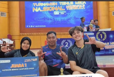 Atlet SIM Sports Sabet Juara 1 Beregu Campuran di Turnamen Tenis Meja UT 2026