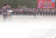 Polresta Bandar Lampung Jadikan Haornas 2026 Momentum Perkuat Kebugaran Personel