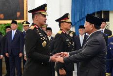 Presiden Prabowo Lantik Suyudi Ario Seto sebagai Kapolri, Wahyu Hadiningrat Jadi Wakapolri