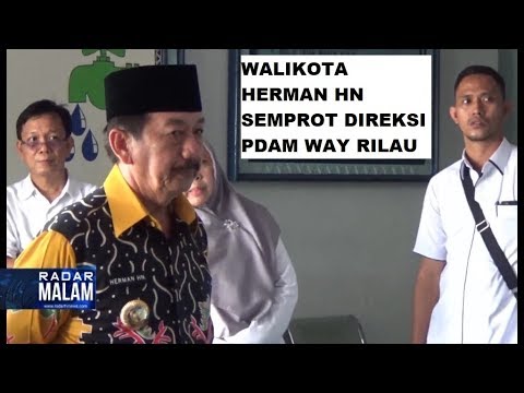 Walikota Bandar Lampung Semprot Direksi PDAM, Restoran Tidak Bayar Tagihan 2 Tahun