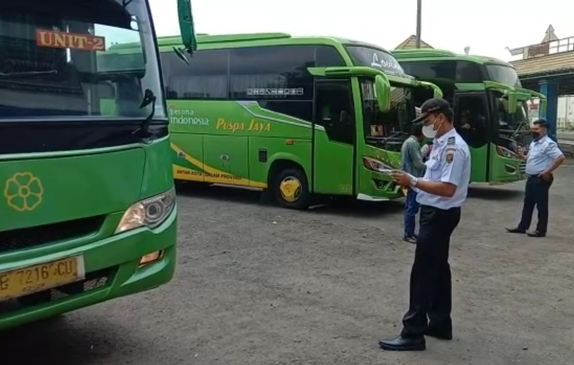 Pastikan Layak Jalan, Dishub Inspeksi Keselamatan Bus