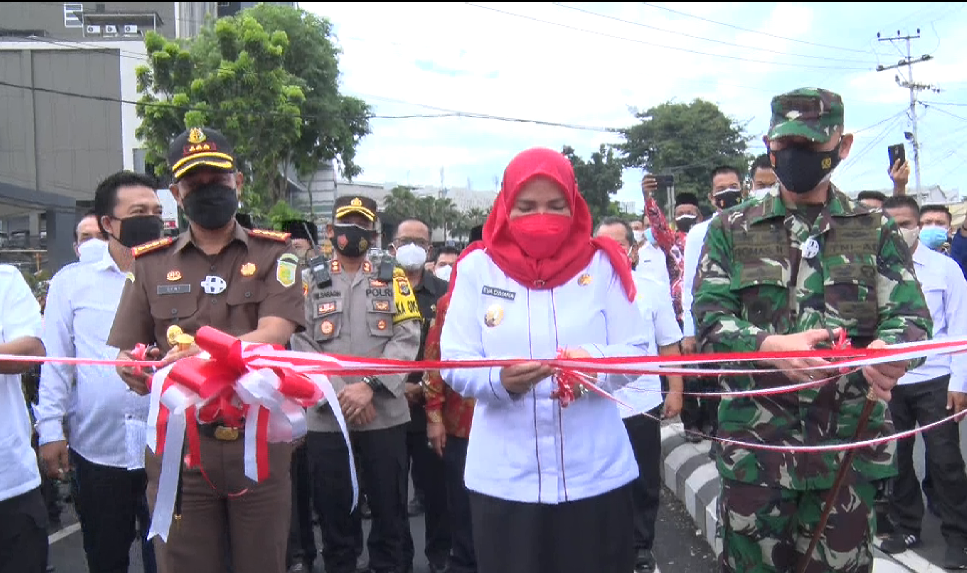 Diresmikan, Fly Over Sultang Agung Paling Cantik