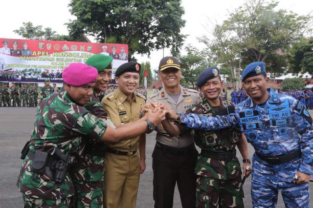 Apel Konsolidasi Gubernur-TNI-Polri Ajak Anggota Untuk Menjaga Netralitas