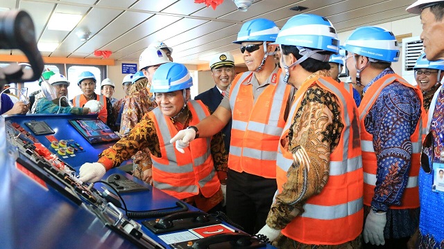 Kapal Tanker Minyak Terbesar Milik Pertamina Diproduksi di Lampung