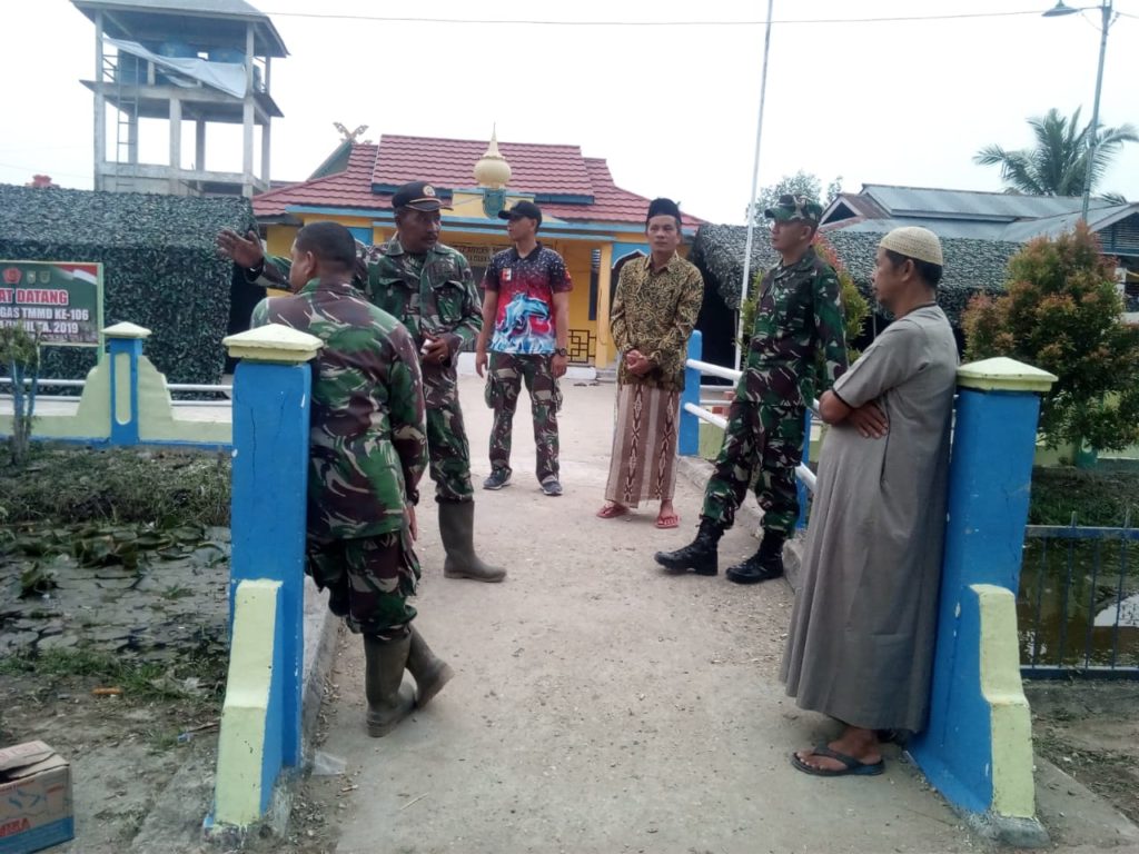 Terus Kejar Persentase Penimbunan Jalan dengan Sirtu, Dandim 0314/Inhil Tinjau Lokasi Sasaran