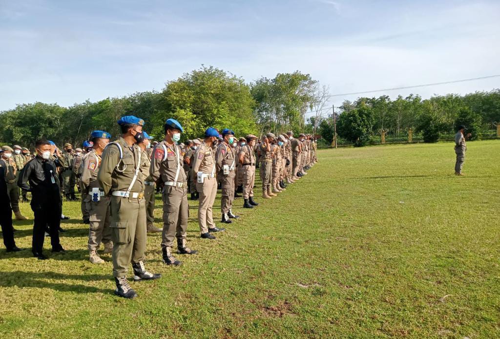 Anggota Satpol PP Tubaba Harus Disiplin Kerja