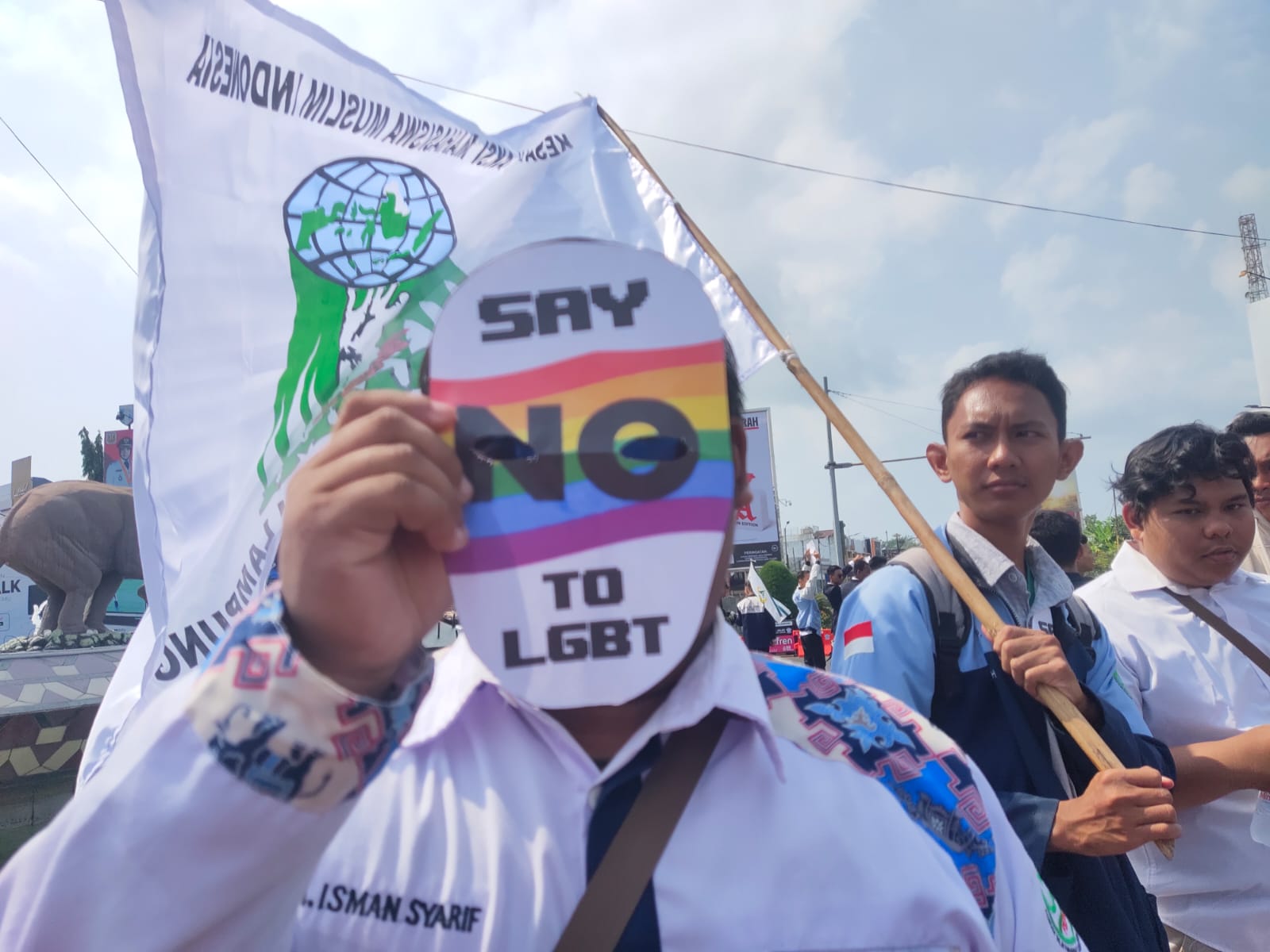 Ratusan Mahasiswa Lampung Tolak Praktik LGBT Di Kampus, Masak Adam Pasangannya Asep