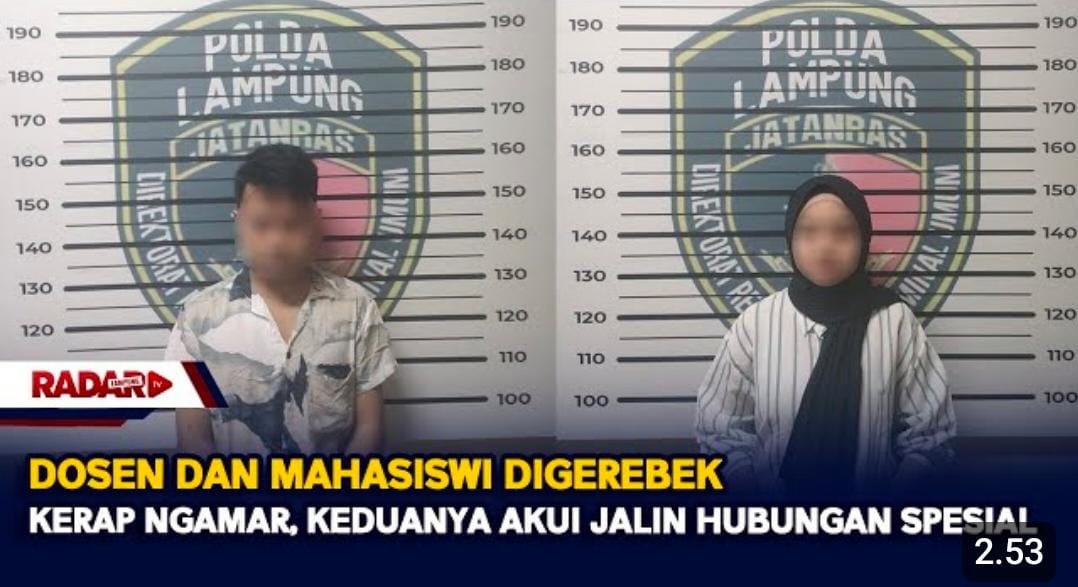 Dosen UIN Raden Intan dan Mahasiswi Mesum Dilepaskan, Warga Tetap Minta Pelaku Pindah