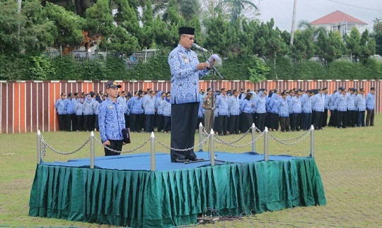 Pemerintah Provinsi Lampung melaksanakan Upacara Peringatan Hari Pancasila