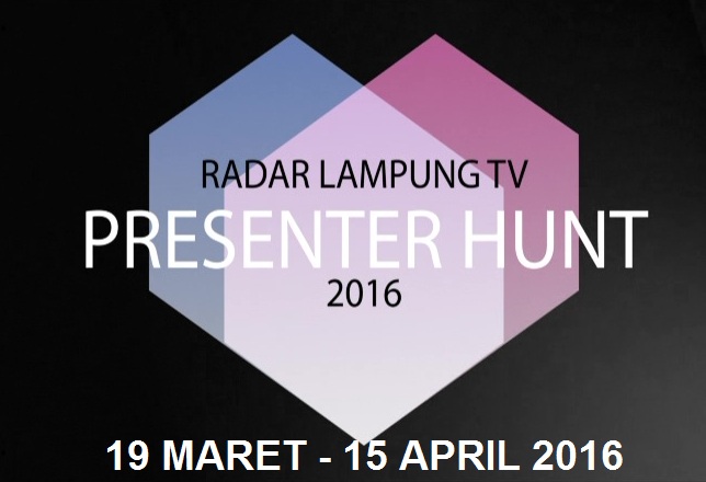 PRESENTER HUNT RADAR TV 2016