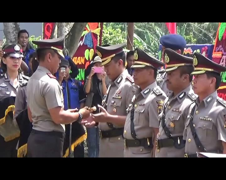 Pejabat Polres Pesawaran Dilantik, Kapolda Lampung Langsung Resmikan Polres Pesawaran